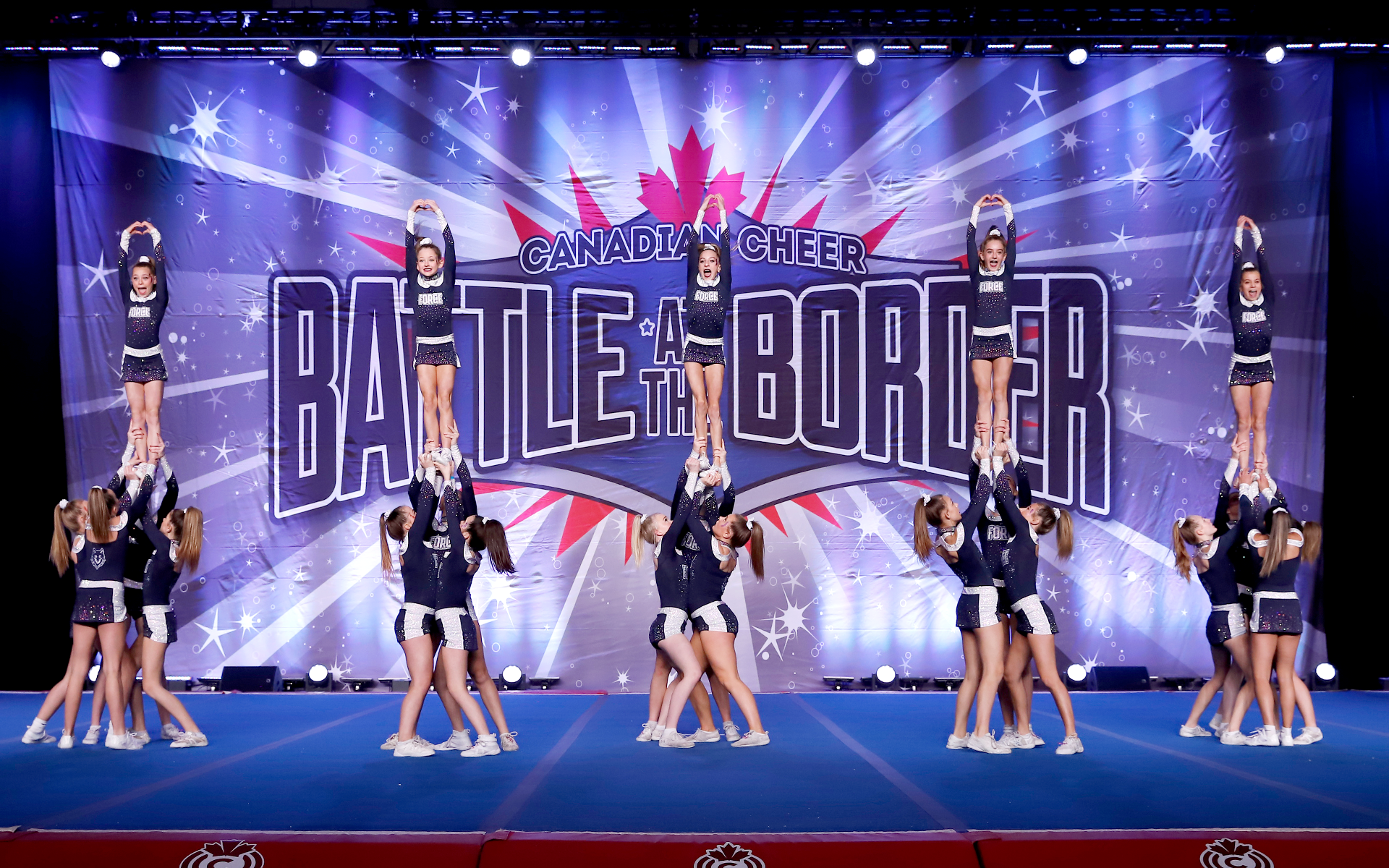 Canadian Cheer Battle at the Border